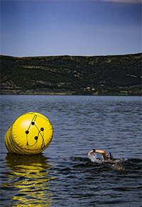 Open water swimming event